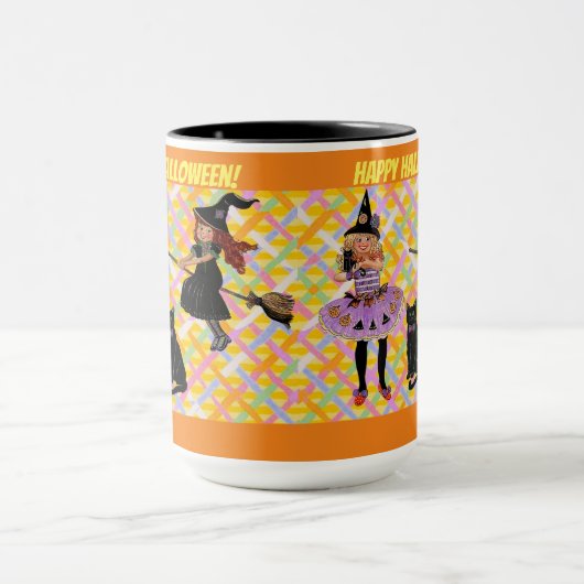 Joyeux Halloween ! Sorcières Mug ! (Centre)