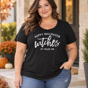 Joyeux Halloween Sorcières Ville Personnalisée Fem