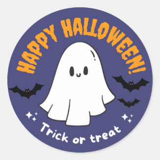 Joyeux Halloween Trick or Treat Étiquette d'emball
