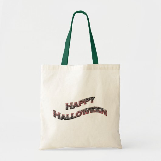 Joyeux Halloween Trick ou Sac fourre-tout de trait (Devant)