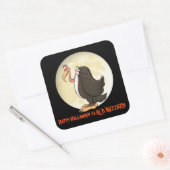 Joyeux Halloween ya vieille buzzard autocollant (Enveloppe)