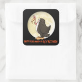 Joyeux Halloween ya vieille buzzard autocollant (Sac)