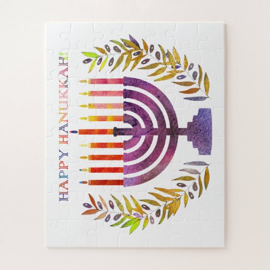Joyeux Hanoukka Jigsaw Puzzle (Vertical)