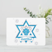 Joyeux Hanukka Carte de Vœux (Debout devant)