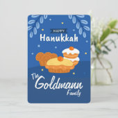 Joyeux Hanukkah Carte de vacances (Debout devant)