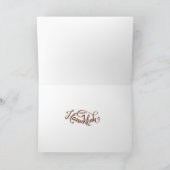 Joyeux Hanukkah Carte de Vœux (Intérieur)