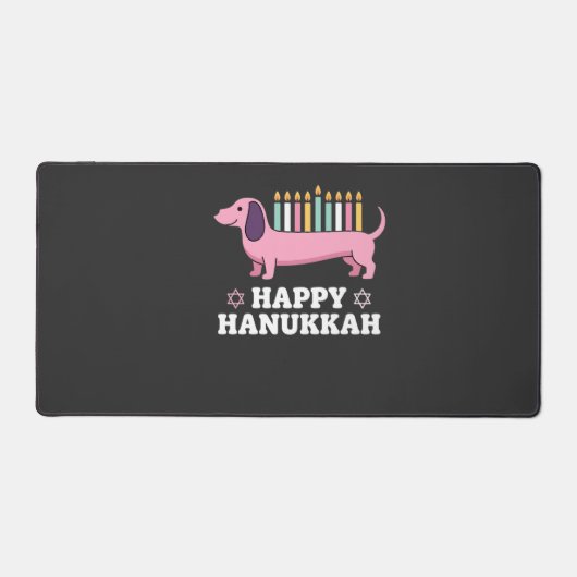 Joyeux Hanukkah chien teckel (Recto)