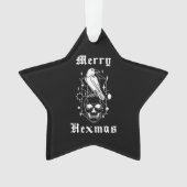Joyeux Hexmas Sorcier Crâne Éffrayant Witchcraft (devant)