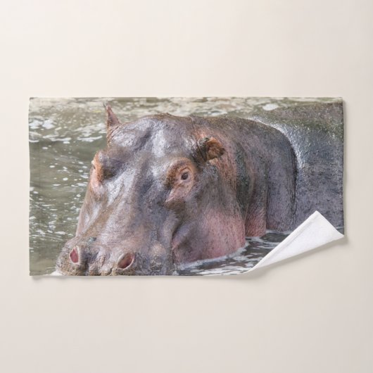 Joyeux Hippo (Serviette à main)