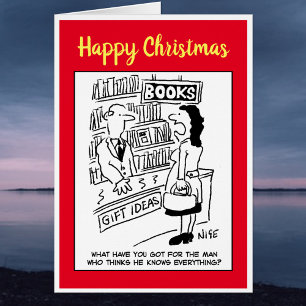 Joyeux homme de Noël connaît tout la plaisanterie