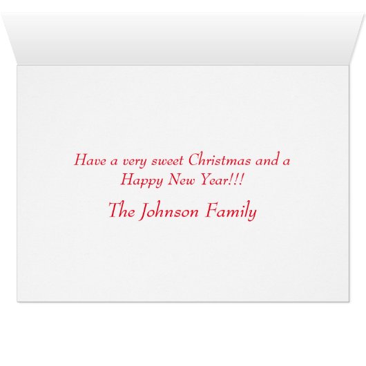 Joyeux homme en pain d'épice de Noël (Intérieur Horizontal (Bas))