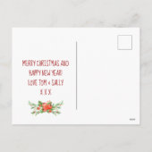 Joyeux Howliday Noël carte postale saint (Dos)