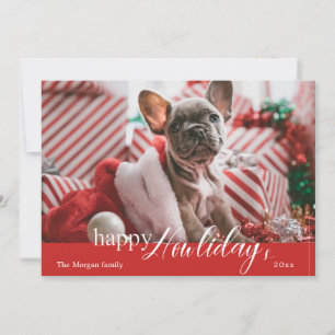 Joyeux Howlidays ⎢ Carte de vœux photo de vacances