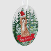 Joyeux Howlidays Cavapoo Chien Noël (devant)