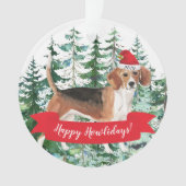 Joyeux Howlidays Chien Beagle Noël (devant)