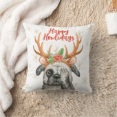 Joyeux Howlidays coussin de chien de Noël (Couverture)