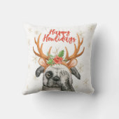 Joyeux Howlidays coussin de chien de Noël (Verso)