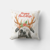 Joyeux Howlidays coussin de chien de Noël (Recto)