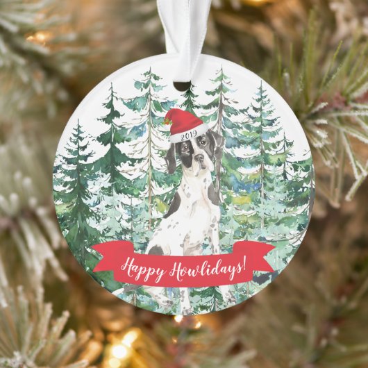 Joyeux Howlidays English Pointer Noël (Arbre)