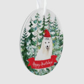 Joyeux Howlidays Japonais Spitz Dog Noël (devant)