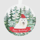 Joyeux Howlidays Japonais Spitz Dog Noël (devant)