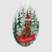 Joyeux Howlidays Labradoodle Dog Christmas (devant)