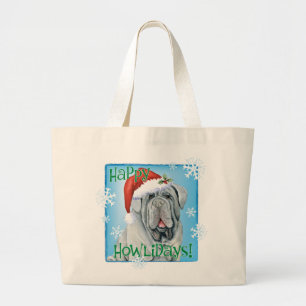 Joyeux Howlidays Napolitan Mastiff Grand Sac fourr