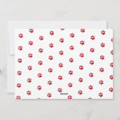 Joyeux Howlidays Pet Carte photo de chien de vacan (Dos)