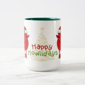 Joyeux Howlidays Poodle Coffee Mug (Centre)