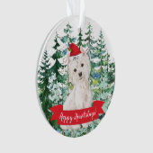 Joyeux Howlidays Westie Chien Noël (devant)