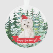Joyeux Howlidays Westie Chien Noël (devant)