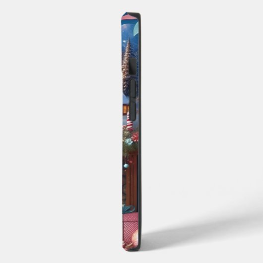 Joyeux iPhone Noël 14 Coque dur (Verso / Gauche)
