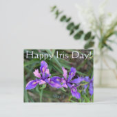 Joyeux Iris Day ! Carte postale (Debout devant)