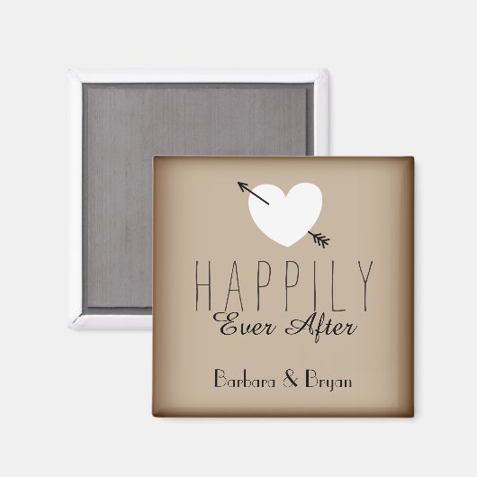 Joyeux Jamais Après Aimant De Réfrigérateur (Recto/Verso)