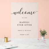 Joyeux Jamais après le signe acrylique Mariage (Mariage)