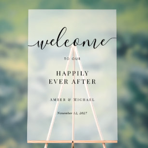 Joyeux Jamais après le signe acrylique Mariage