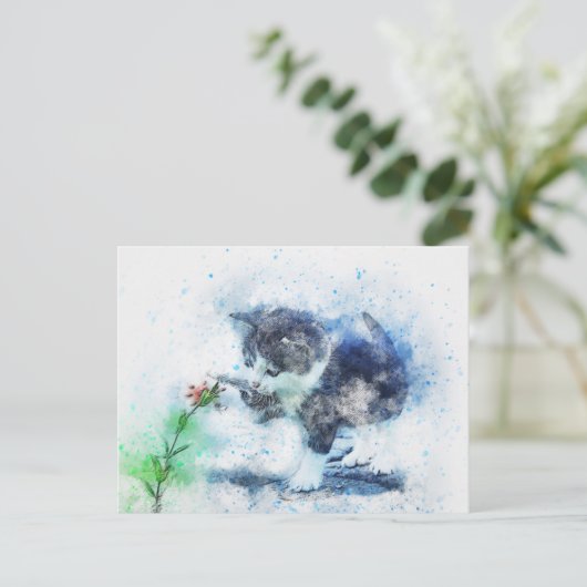 Joyeux jeu de carte postale (Debout devant)