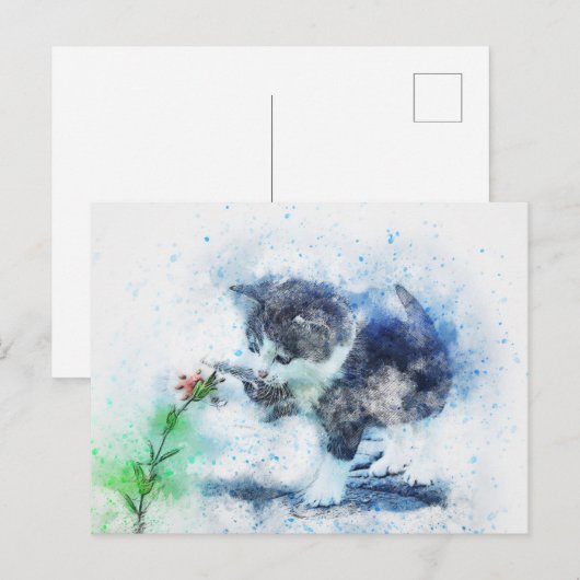 Joyeux jeu de carte postale (Devant / Derrière)