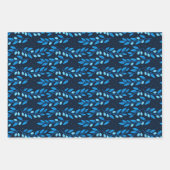 Joyeux jeu de papier d'emballage Hanoukka de 3 (Devant 2)