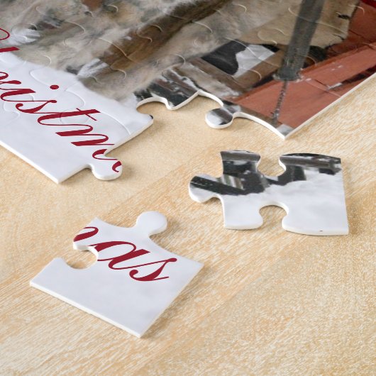 Joyeux jeu de puzzle de Noël (Côté)