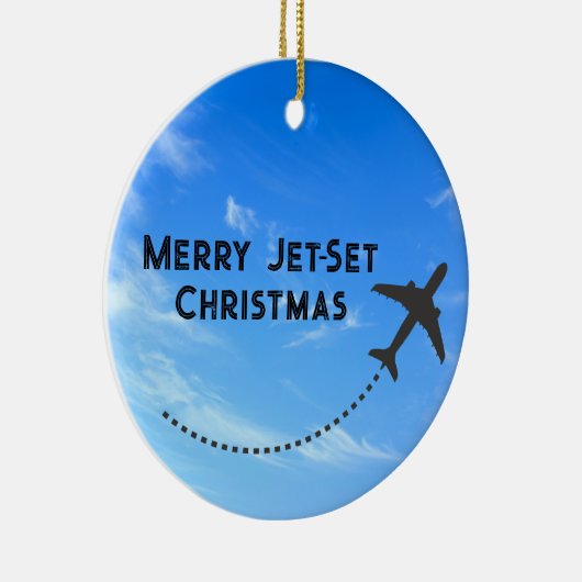 Joyeux Jeu Jet-Set ornement de Noël -Sky (Droite)