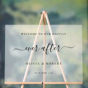 Joyeux Jour Après Mariage Bienvenue Script Frosted