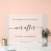 Joyeux Jour Après Mariage Bienvenue Script Frosted (Mariage)