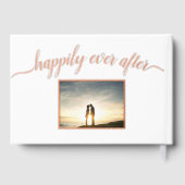 Joyeux Jour après Rose Gold Script Photo Mariage (Verso)