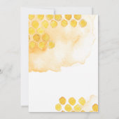 Joyeux Jour d'Abeille Première Invitation Annivers (Dos)