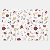 Joyeux Jour de Fêtes Papier Papier Plat Set de 3 (Devant)