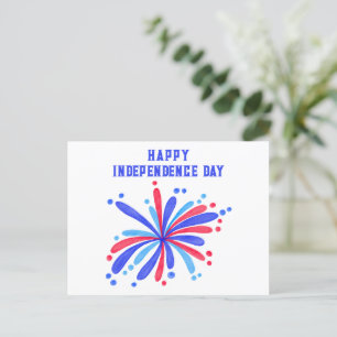 Joyeux Jour de l'Indépendance - Carte postale du 4