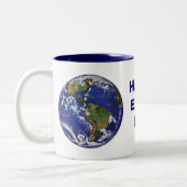 Joyeux Jour des terres Eart Art Mug (Gauche)