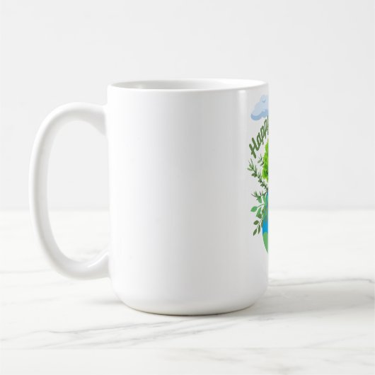 Joyeux Jour des terres Mug (Gauche)