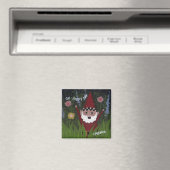 Joyeux Jour Gnome Magnet (In Situ (Lave-vaisselle))